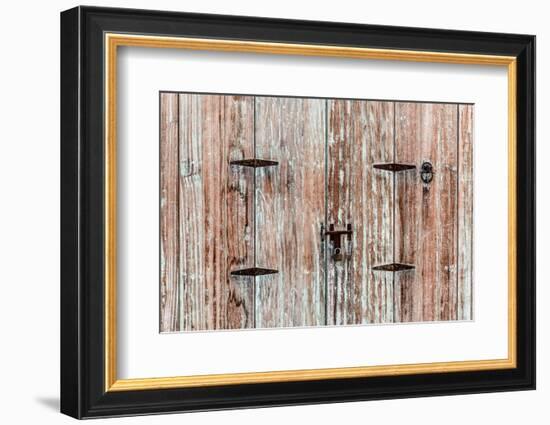 Desert Home - Old Wooden Shutter-Philippe HUGONNARD-Framed Photographic Print