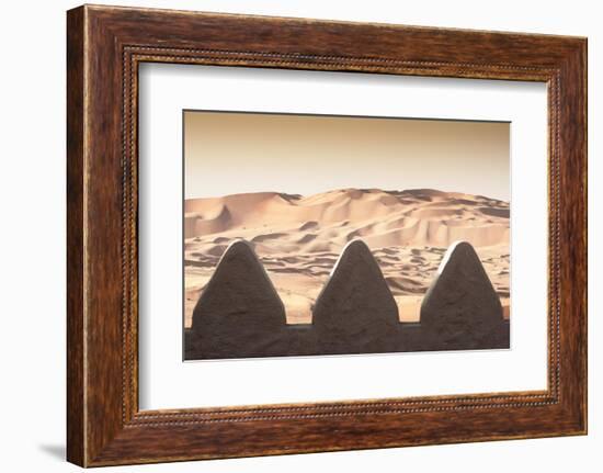 Desert Home - On the other Side of the Wall-Philippe HUGONNARD-Framed Photographic Print