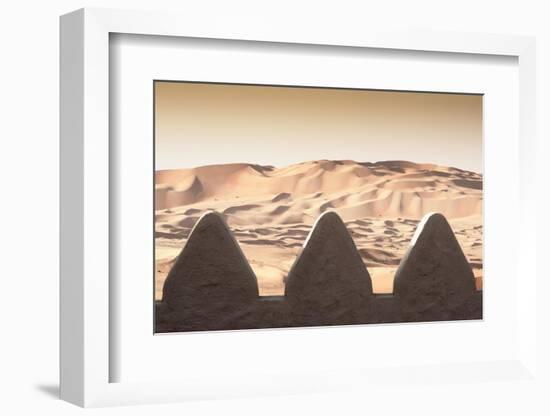 Desert Home - On the other Side of the Wall-Philippe HUGONNARD-Framed Photographic Print