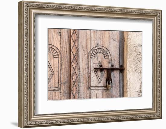 Desert Home - Padlock-Philippe HUGONNARD-Framed Photographic Print