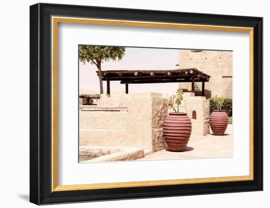 Desert Home - Pergola-Philippe HUGONNARD-Framed Photographic Print