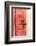 Desert Home - Red Door-Philippe HUGONNARD-Framed Photographic Print