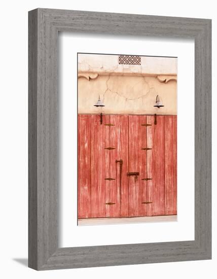 Desert Home - Red Shutters-Philippe HUGONNARD-Framed Photographic Print