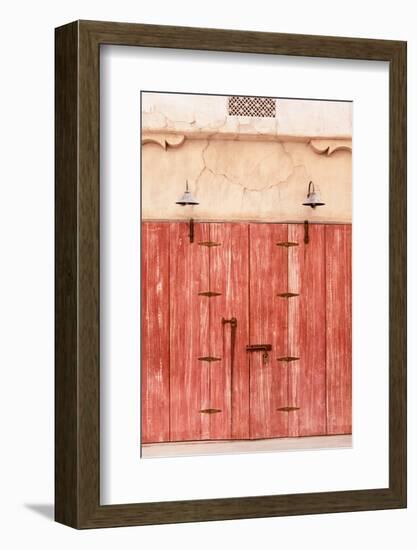 Desert Home - Red Shutters-Philippe HUGONNARD-Framed Photographic Print