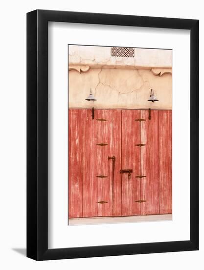 Desert Home - Red Shutters-Philippe HUGONNARD-Framed Photographic Print