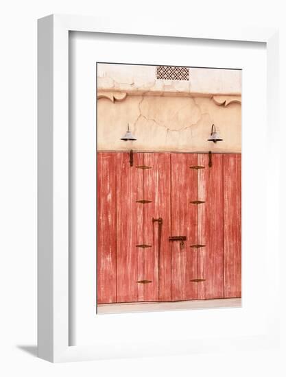 Desert Home - Red Shutters-Philippe HUGONNARD-Framed Photographic Print