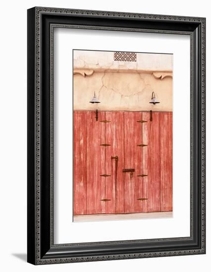 Desert Home - Red Shutters-Philippe HUGONNARD-Framed Photographic Print