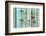 Desert Home - Turquoise Door-Philippe HUGONNARD-Framed Photographic Print