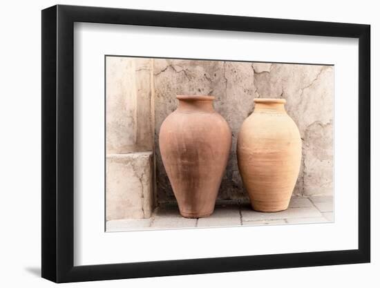 Desert Home - Two Antique Jars-Philippe HUGONNARD-Framed Photographic Print