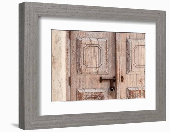 Desert Home - Vintage Door-Philippe HUGONNARD-Framed Photographic Print