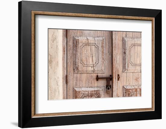 Desert Home - Vintage Door-Philippe HUGONNARD-Framed Photographic Print