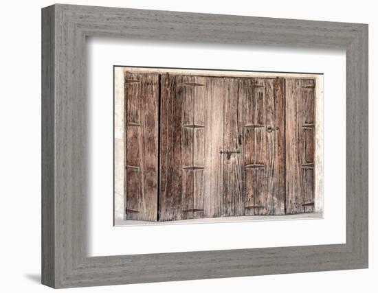 Desert Home - Vintage Doorway-Philippe HUGONNARD-Framed Photographic Print