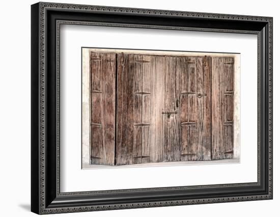 Desert Home - Vintage Doorway-Philippe HUGONNARD-Framed Photographic Print