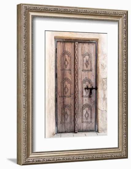 Desert Home - Wood Door II-Philippe HUGONNARD-Framed Photographic Print