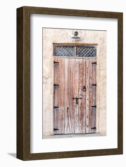 Desert Home - Wood Door-Philippe HUGONNARD-Framed Photographic Print