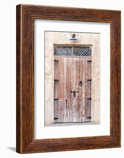 Desert Home - Wood Door-Philippe HUGONNARD-Framed Photographic Print