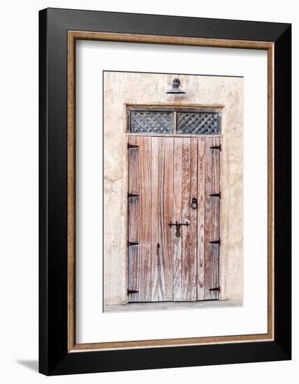 Desert Home - Wood Door-Philippe HUGONNARD-Framed Photographic Print