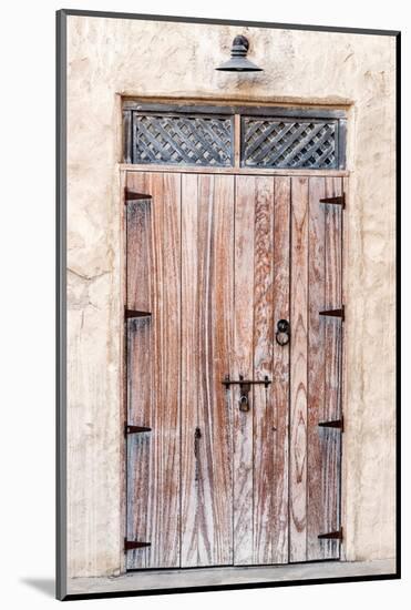 Desert Home - Wood Door-Philippe HUGONNARD-Mounted Photographic Print