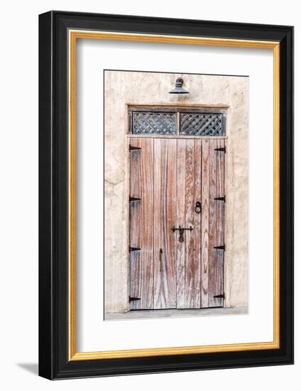 Desert Home - Wood Door-Philippe HUGONNARD-Framed Photographic Print