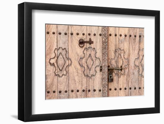 Desert Home - Wooden Doorway II-Philippe HUGONNARD-Framed Photographic Print