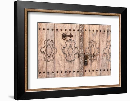 Desert Home - Wooden Doorway II-Philippe HUGONNARD-Framed Photographic Print