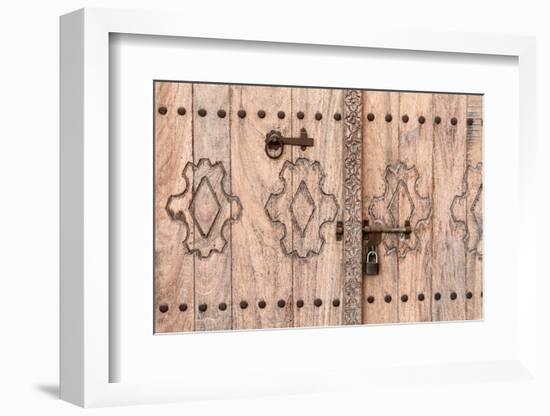 Desert Home - Wooden Doorway II-Philippe HUGONNARD-Framed Photographic Print
