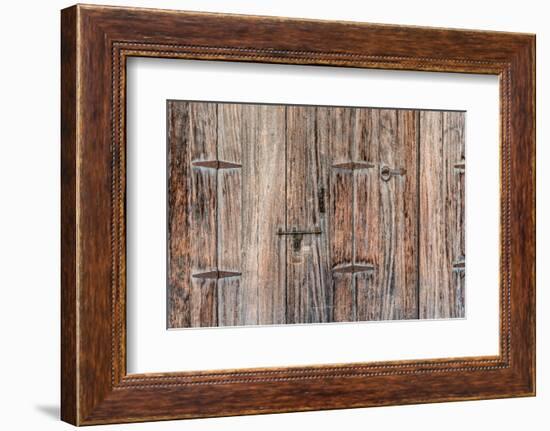 Desert Home - Wooden Doorway-Philippe HUGONNARD-Framed Photographic Print