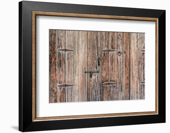 Desert Home - Wooden Doorway-Philippe HUGONNARD-Framed Photographic Print