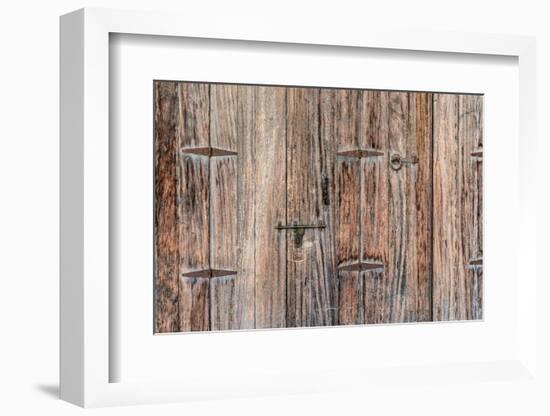 Desert Home - Wooden Doorway-Philippe HUGONNARD-Framed Photographic Print