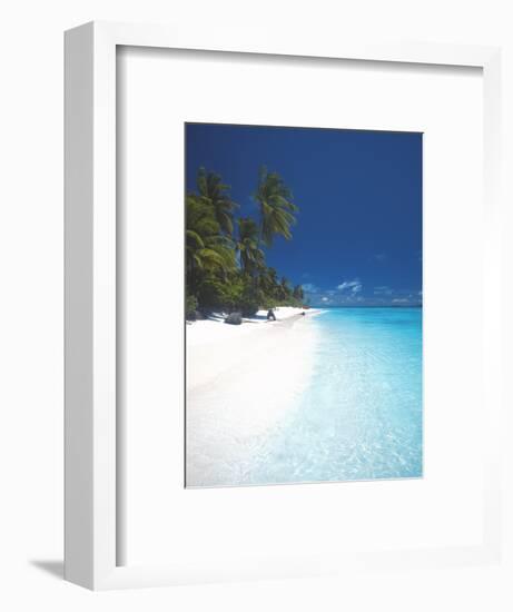 Desert Island, Baa Atoll, the Maldives, Indian Ocean, Asia-Sakis Papadopoulos-Framed Photographic Print