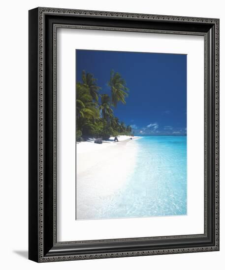 Desert Island, Baa Atoll, the Maldives, Indian Ocean, Asia-Sakis Papadopoulos-Framed Photographic Print