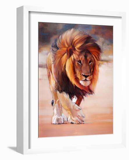 Desert King, 2020, (oil on canvas)-Mark Adlington-Framed Giclee Print