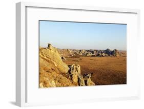 Desert landscape, Isalo National Park, central area, Madagascar, Africa-Christian Kober-Framed Photographic Print