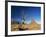 Desert Landscape with Rock Formations and Cliffs in the Background, Monument Valley, Arizona, USA-null-Framed Photographic Print