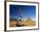 Desert Landscape with Rock Formations and Cliffs in the Background, Monument Valley, Arizona, USA-null-Framed Photographic Print