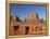 Desert Landscape with Rock Formations in Monument Valley, Arizona, USA-null-Framed Premier Image Canvas