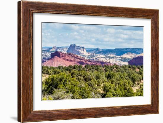 Desert Landscapes in Utah with Sandy Mountains-digidreamgrafix-Framed Photographic Print