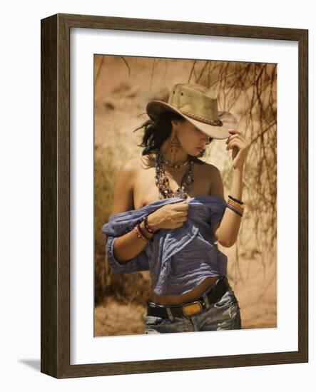 Desert Life-Zachar Rise-Framed Photographic Print