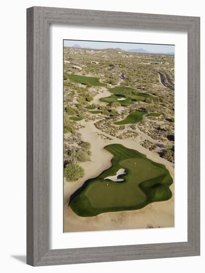 Desert Mountain Renegade Course, Hole 6-J.D. Cuban-Framed Premium Photographic Print