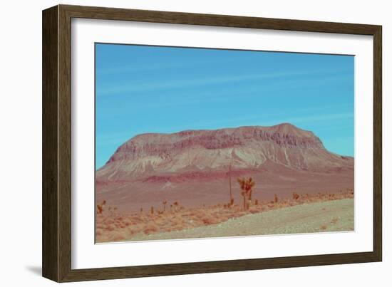 Desert Mountain-NaxArt-Framed Art Print