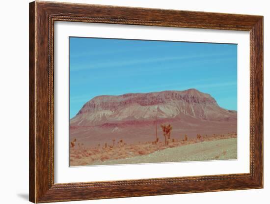 Desert Mountain-NaxArt-Framed Art Print