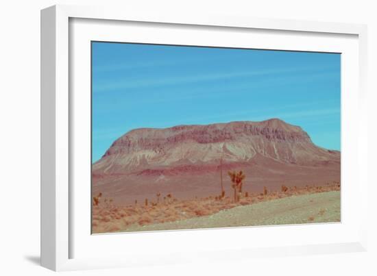 Desert Mountain-NaxArt-Framed Art Print