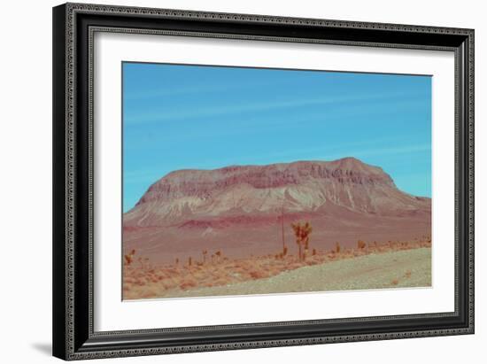 Desert Mountain-NaxArt-Framed Art Print