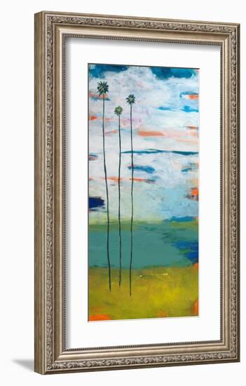 Desert Palms-Jan Weiss-Framed Premium Giclee Print