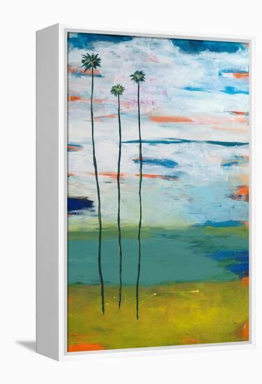 Desert Palms-Jan Weiss-Framed Stretched Canvas