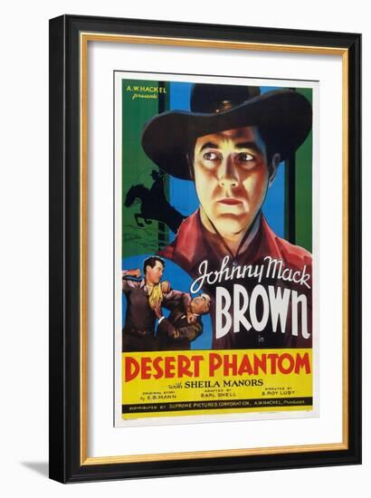 Desert Phantom, Johnny Mack Brown, 1936-null-Framed Art Print