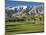 Desert Princess Golf Course and Mountains, Palm Springs, California, USA-Walter Bibikow-Mounted Photographic Print