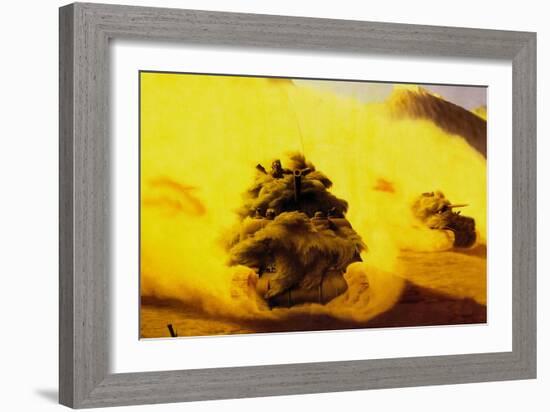 Desert Push-null-Framed Art Print