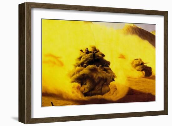 Desert Push-null-Framed Art Print