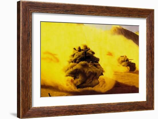 Desert Push-null-Framed Art Print